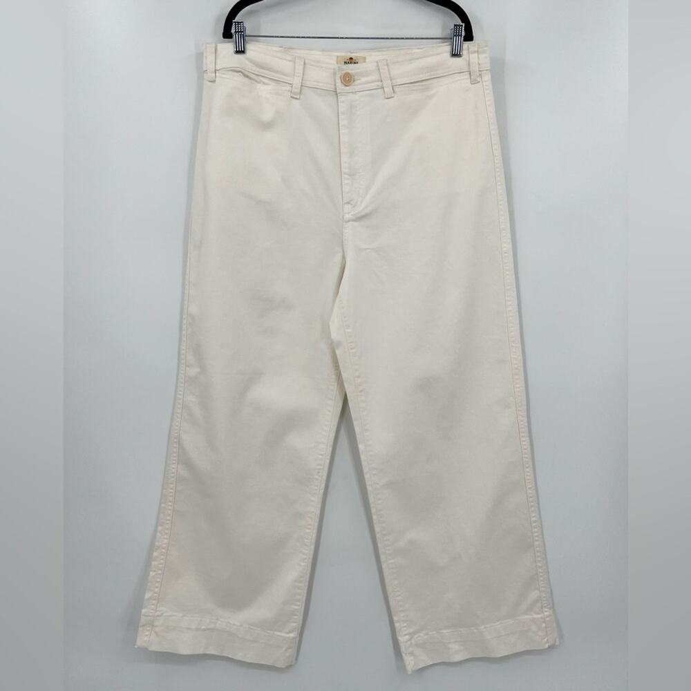 Marine Layer Cream Wide Leg Pants - Picture 7 of 14